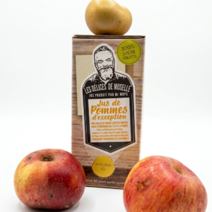 Cubi de jus de pommes d'exception